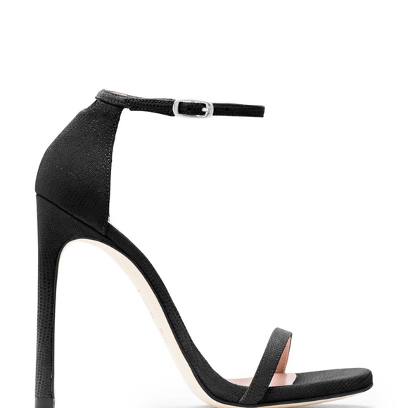 Stuart Weitzman Shoes - Stuart Weitzman Nudist Sandal - Black 7.5